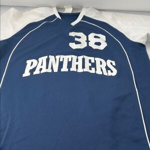 Blue and White Panthers Jersey